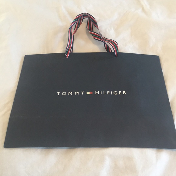 tommy hilfiger shopping paper bag
